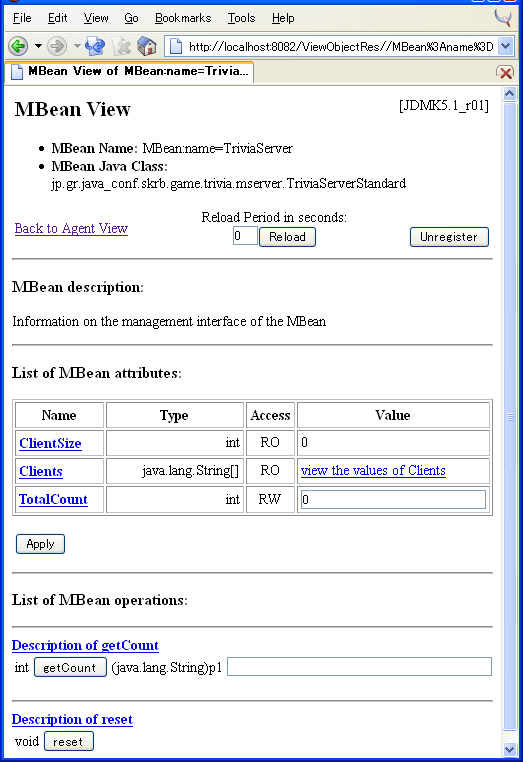 TriviaServerStandardMBean